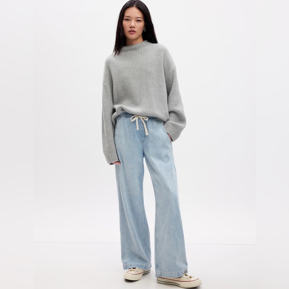 GAP Factory High Rise Blue Jeans Relaxed Fit